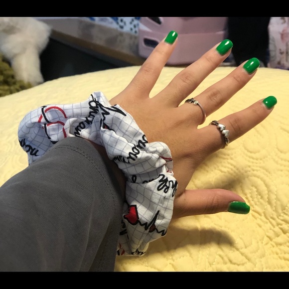 Nursing/ medical theme scrunchie💉👩🏻‍⚕️ - Picture 2 of 2